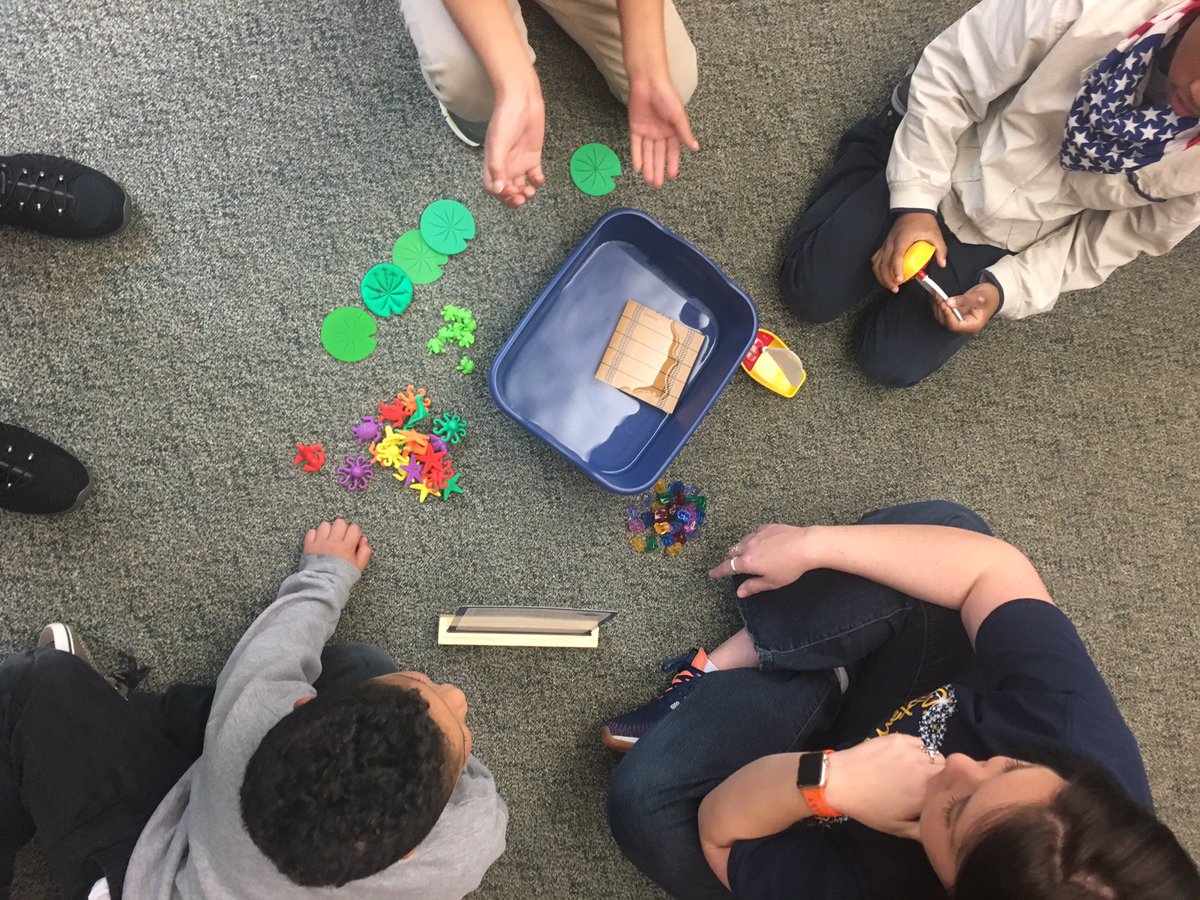 STEM learning. How many can float, on the boat, on the board, on the Lilly pad. Kids loved it! #donorschoose <a href="/Tepk3S/">TEPK3SCIANDSS</a> #KISDTeamSpEd #KISDTeamSpEDP2P