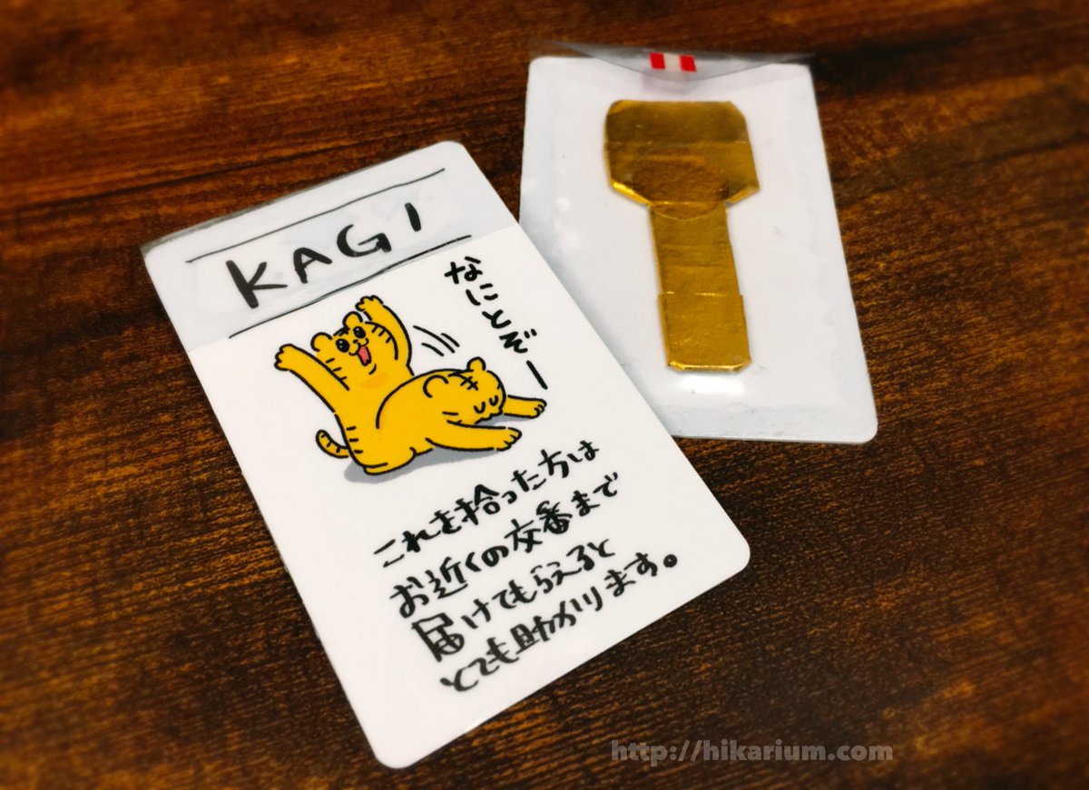 【カード型キーケースの試作品】
カバンや財布を日によって変えるので、よく鍵を移し忘れる。
先日家の鍵を忘れてカラオケで夜を明かした私は、ものすごーく反省して鍵を財布や手帳型スマホケースに入れることにしました。
そして出来上がったのがこちら、「カードサイズ」の鍵入れです。超シンプル 