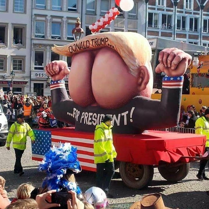 More Trump imagery from the 2018 carnival in Germany