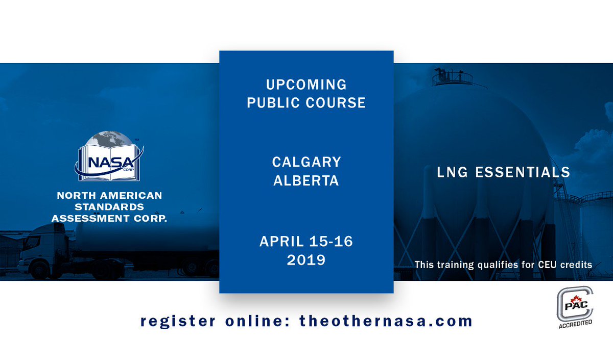 TheOtherNASA's tweet photo. Canadian #LNG Essentials training has been updated to include the new CSA EXP276.2 for floating facilities. Course includes #BCLNG regulations and #BCOGC LNG facility man. #lnginbc #LNG4BC @LNGinCanada @bclnga @OilGasCanada #pipelines #APEGA @Engineer___jobs @PipelineNN #APEGBC https://t.co/wZFEdv8KCu