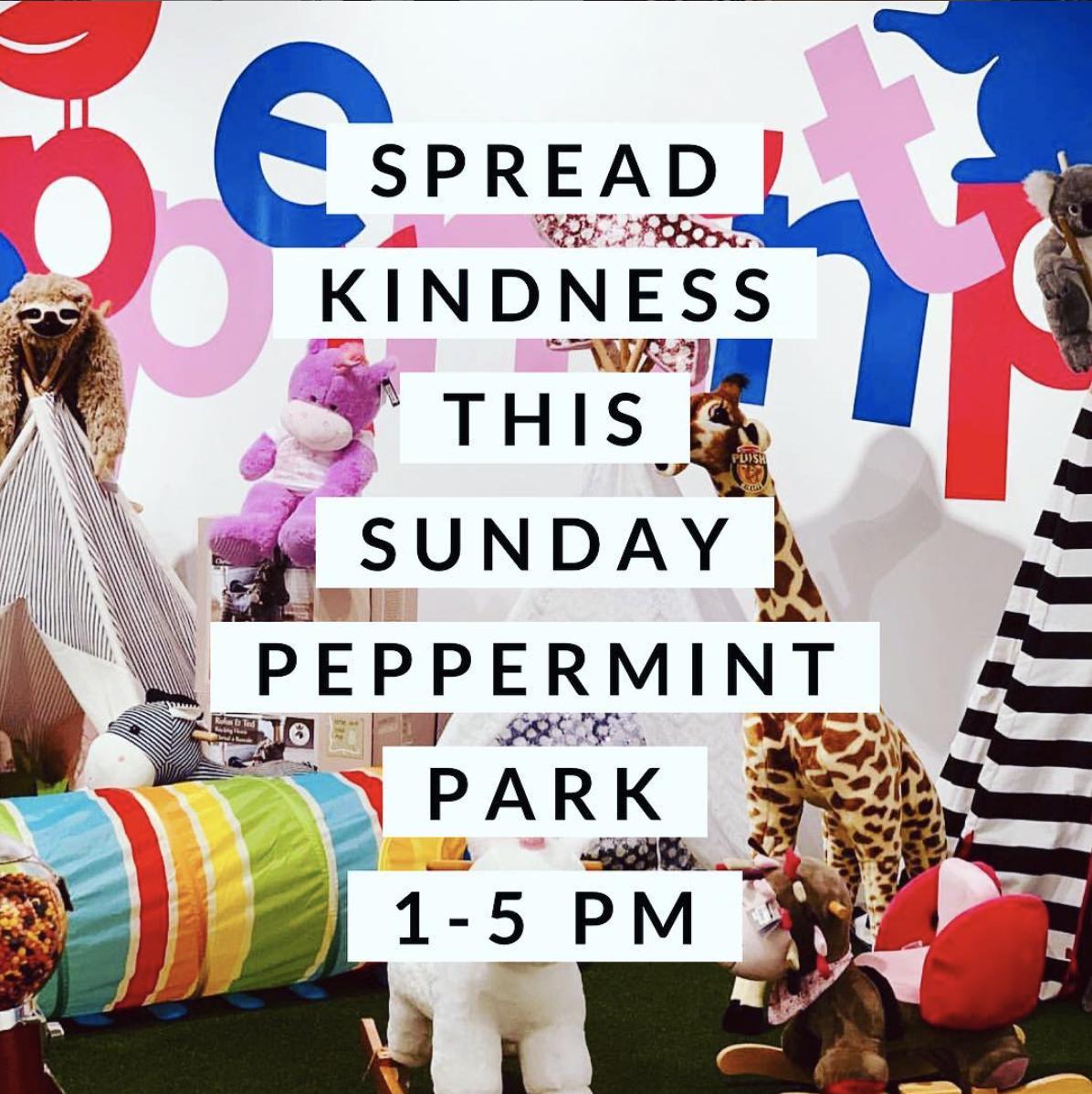 AventuraMall's tweet photo. Join us tomorrow to spread kindness at #PeppermintPark! Face painting, balloon twisting, &amp; more await from 1-5pm. All proceeds will benefit the #kidskindnessproject. Click the link for details 📍 2nd level, New Wing. 

https://t.co/jyQS8n9vMk https://t.co/dD0QquVgI8