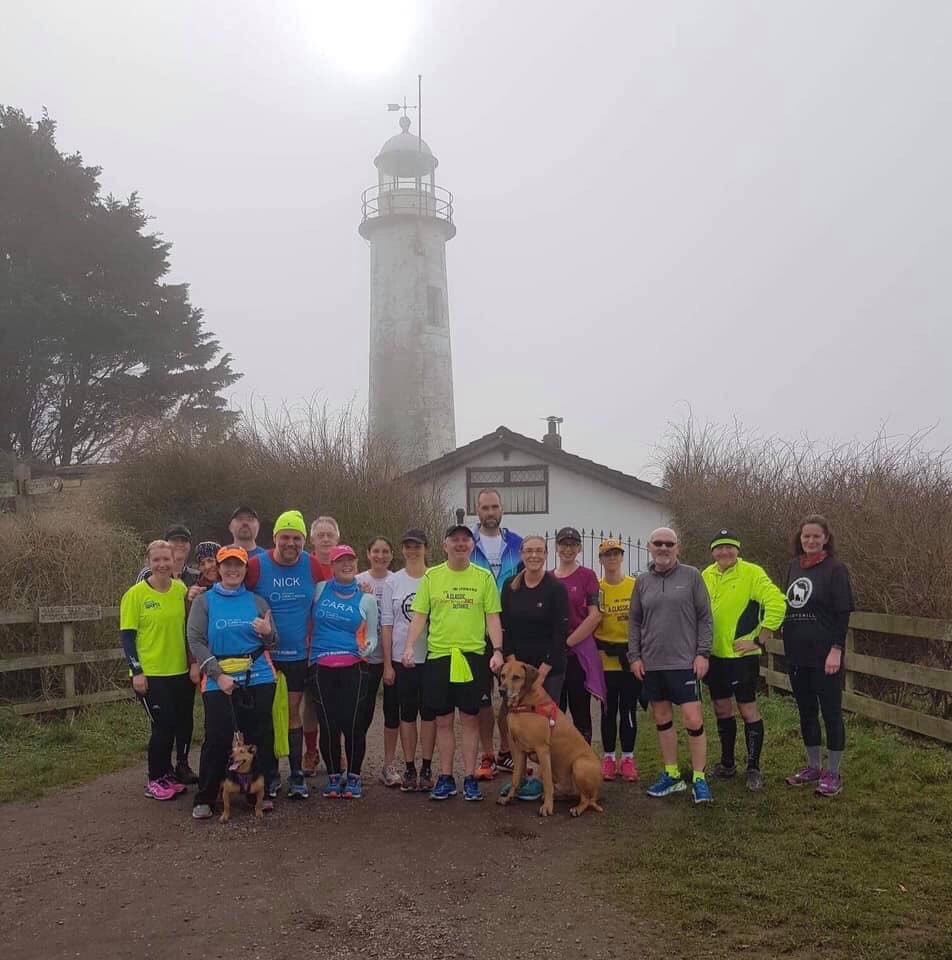 KnowsleyHarrier's tweet photo. Half marathon number 6 for Nick and his ‘Run for me Mum’ gang. Well done everyone! https://t.co/2pz8WXiNw5
