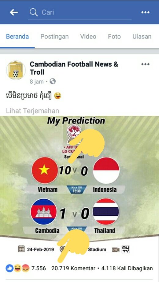 Momen langka bersatunya umat Indonesia, kalah kok baper 😂😂