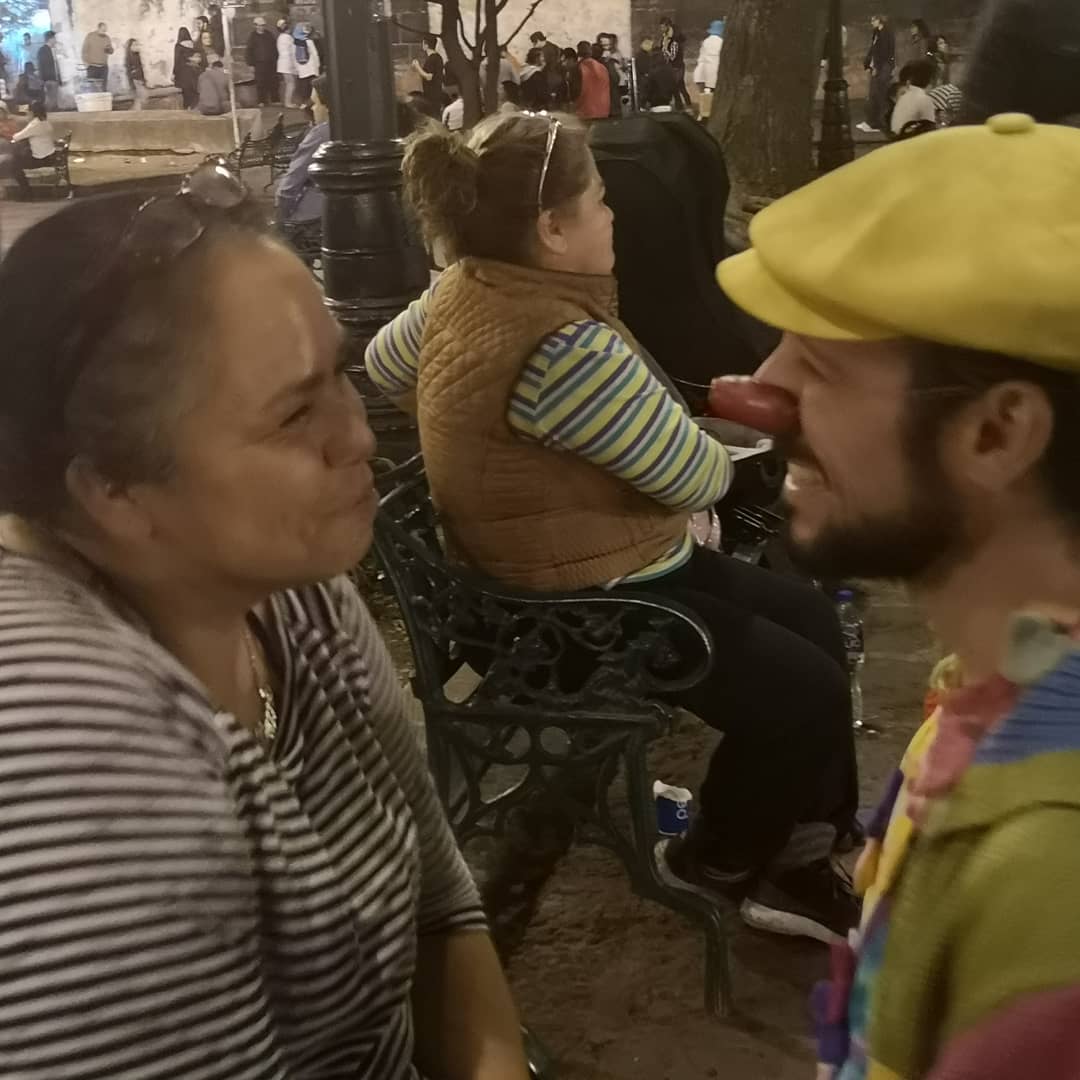 Doctorpayasoac's tweet photo. En el marco del #clowntrip en México, se unen el Instituto Gesundheit de Patch Adams y Doctor Payaso AC #flashmob2019 #Coyoacán
#soytotalmentepayaso #felicidadquesirve #somosmedicina #sanarconamoryalegría https://t.co/pFr1drdv4W