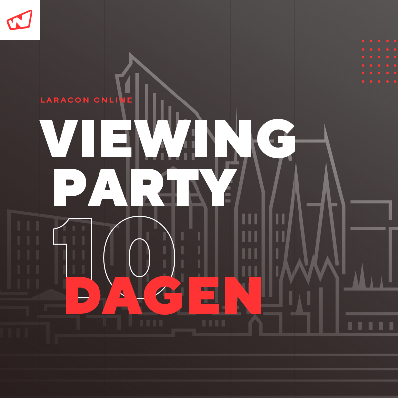 Webtraders's tweet image. Over 10 dagen is het zover: Laracon Online! Wil jij bij onze viewing party zijn in Den Haag? Er is een beperkt aantal plekken beschikbaar, dus wees er snel bij. Meld je nu gratis aan: bit.ly/2t7Z2qq #laracononline #php #laravel
