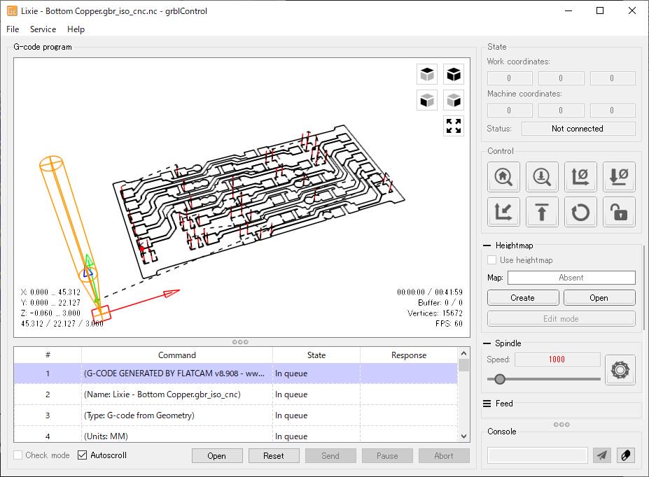 wcinp's tweet image. 疑似ニキシー用のチップLED基板を使って作ってみました。DesignSparkPCBでパターン設計しCNCで切削です。使用したLEDのサイズは0805です。ヒートガンを使って半田ペーストで半田付けしました。
#DesignSparkPCB #FlatCAM #GrblControl #CNC #疑似ニキシー
piclabo.blog.so-net.ne.jp/CncNixieTube005