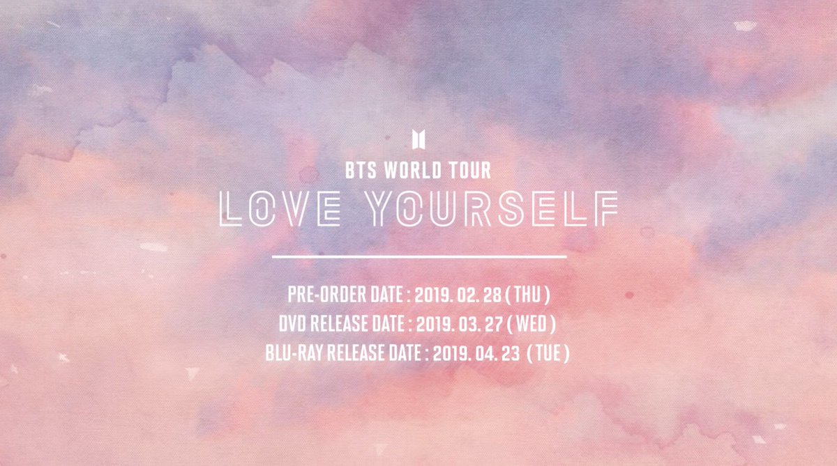 JP🐨🌿close on Twitter: "💿BTS Love Yourself Seoul DVD - Pre-order: 2/28 (Thursday) - DVD release