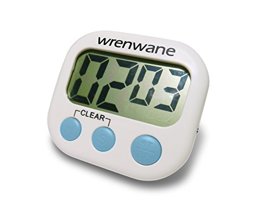 amzn_deals_us's tweet image. Wrenwane Digital Kitchen Timer, No Frills, Simple Operation, Big Digits, Loud Alarm, Magnetic Backing, Stand, White amzn.to/2EtgBb5 Tags: #WrenwaneDigitalKitchenTimer #NoFrills #SimpleOperation #BigDigits #LoudAlarm #MagneticBacking #Stand #White #Wrenwane #Amazon #Deal