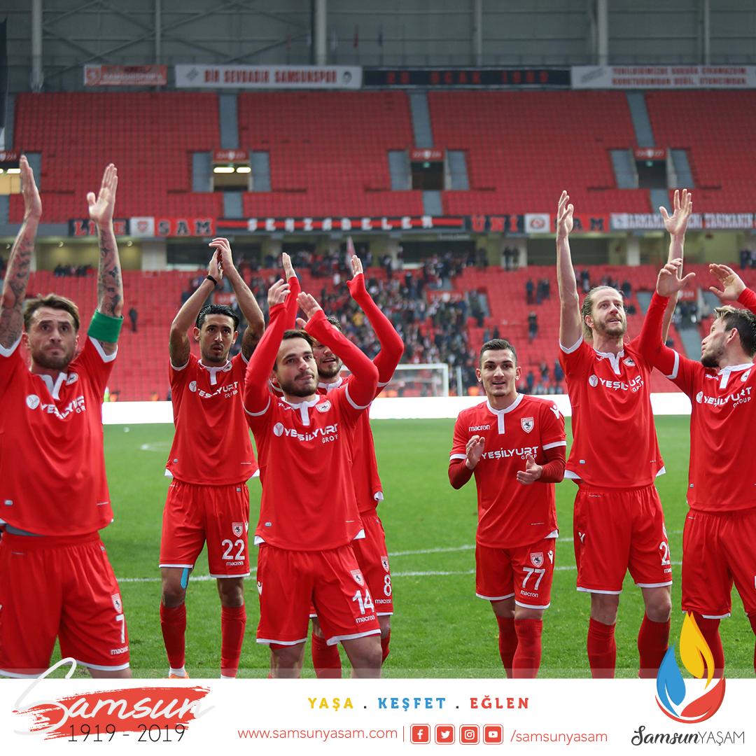 Şehrimizin takımı Yılport Samsunspor'u, İnegölspor maçında aldığı 3-0'lık galibiyetten ötürü tebrik ederiz. Yolun sonu şampiyonluk 🏆

#samsunspor #samsun #samsunyasam