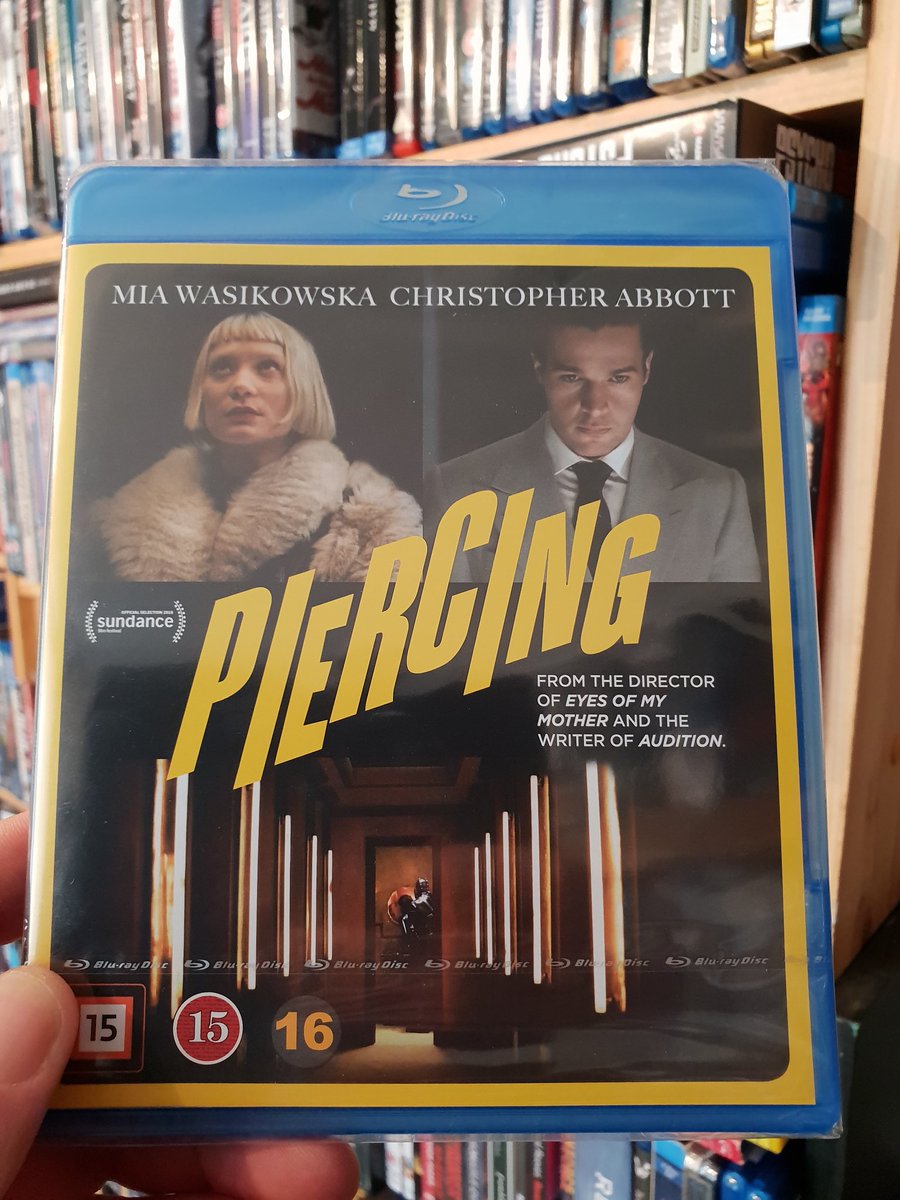 ArtsKeir's tweet photo. Finally got a blu-ray release of #piercing #piercingmovie #giallo #nicolaspesce #miawasikowska #christopherabbott https://t.co/bxvQfIjJiG