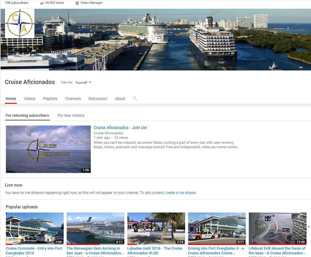 TravelersDomin's tweet photo. Enjoy a bit of cruising everyday with the Cruise Aficionados Youtube channel! 
https://t.co/YyLxtr4oVb #cruise #cruises #travel #cruisevideo https://t.co/MJHW8pNELq
