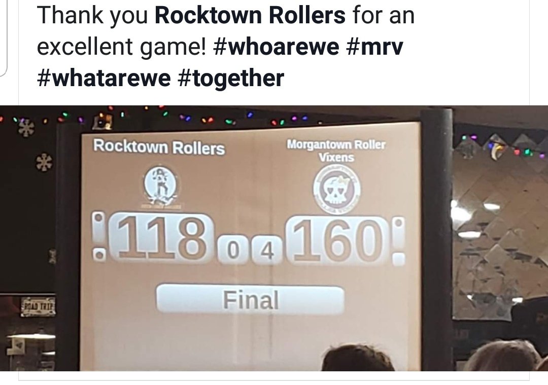 MRVrollerderby's tweet photo. WVU Club Roller Derby's travel team the Vixens won their first game of the spring season! #wvuclubsports https://t.co/nyhfgNTqH0