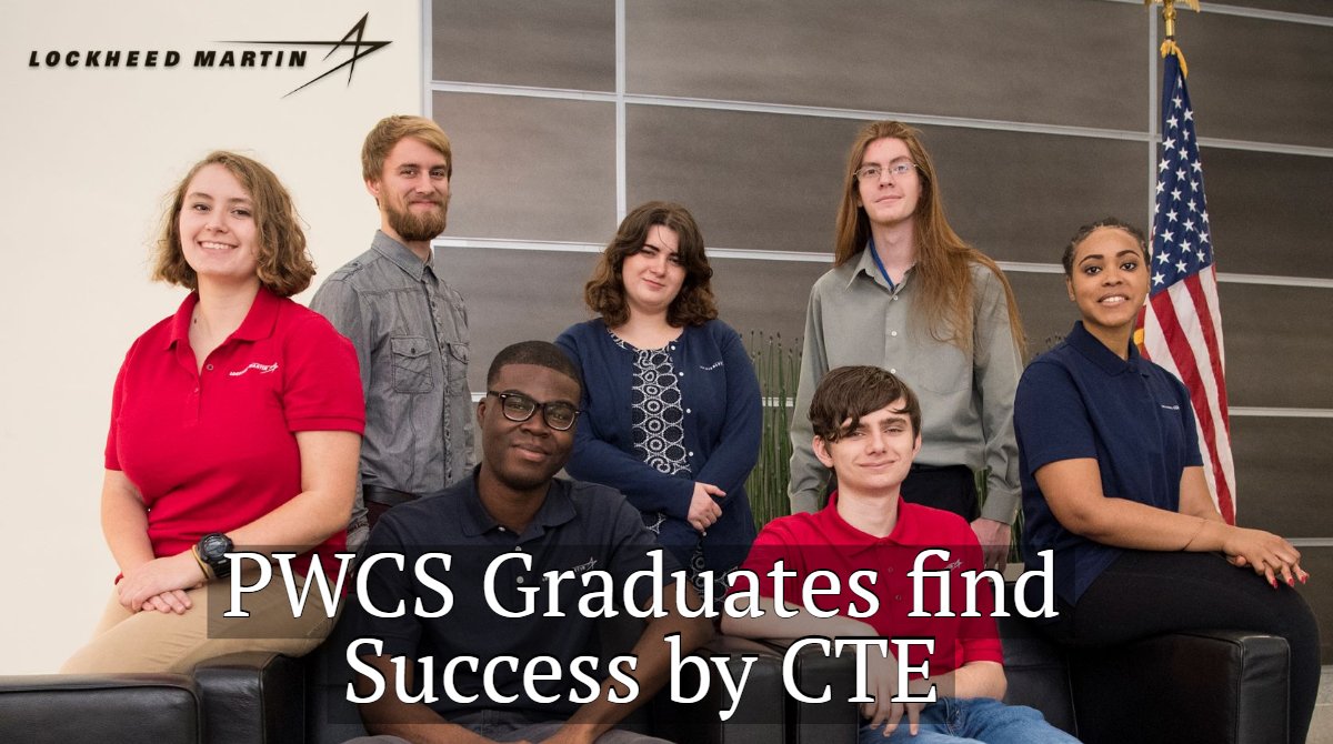 PWCS graduates are benefitting from a new program at Lockheed Martin that turns apprenceships into careers. It is #PositivelyPWCS!  pwcs.edu/cms/One.aspx?p… #SuccessByCTE