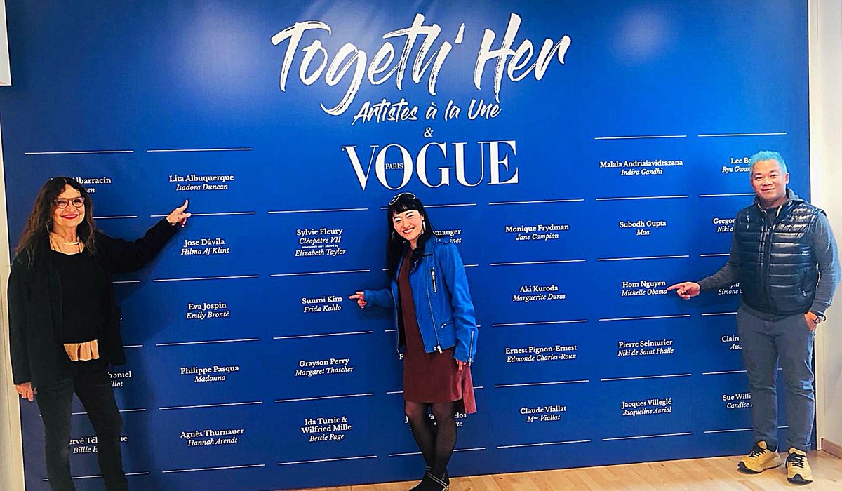 dhboutin's tweet photo. Merci à @NguyenHom @sunmiart et Lita Albuquerque pour leur généreuse participation à notre expo @Togeth_Her #TogethHer à la @MonnaieDeParis ! Merci aussi @EdenDucourant pour sa formidable et précieuse aide et aux partenaires ! Expo visite jusqu’au 27.2 à 19h 👌🏻☀️ https://t.co/LnFnYGxPtq