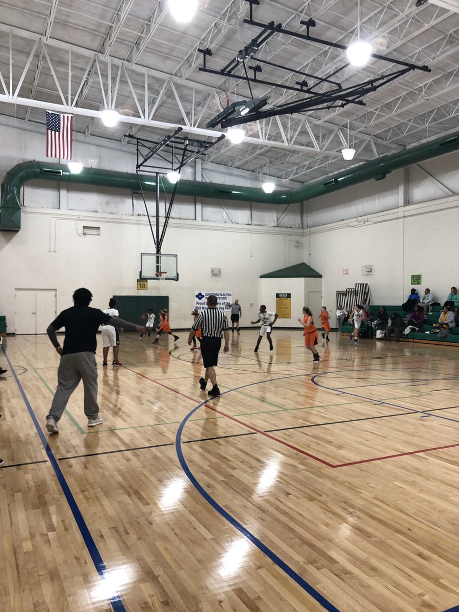 First game of the day at Phil Moore Park.