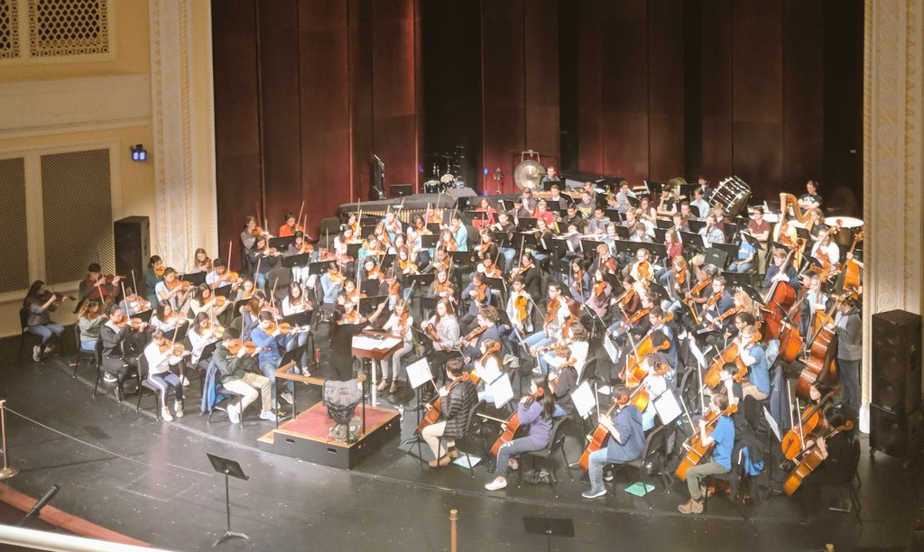 Western Region Honors Orchestra last rehearsal before concert this afternoon! #WHHSFineArts