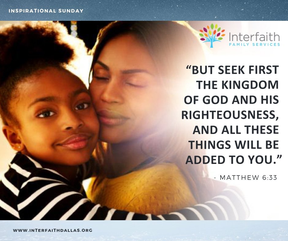 InterfaithD's tweet image. Happy Sunday!
#InspirationalSunday
#InterfaithMakesAnImpact
#SupportForMoms