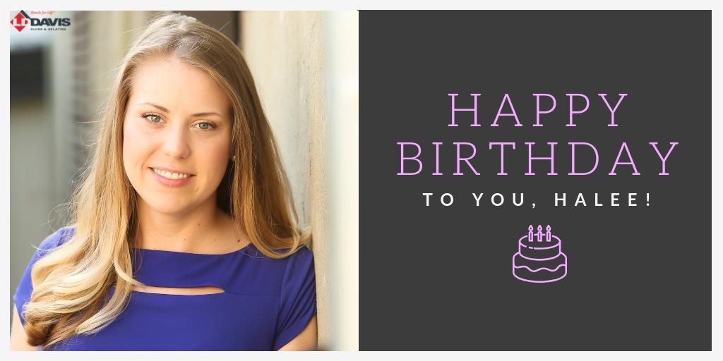 lddavisadhesive's tweet image. Please join us in wishing Halee, our Office Manager, a very happy birthday! #lddavis #happybirthday