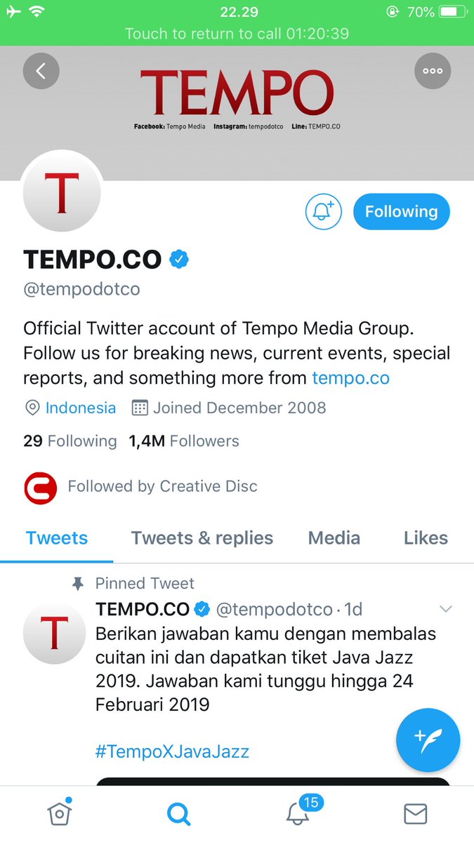 TazkiaShifa's tweet photo. @tempodotco BERAWAL DARI TATAP an nya saat kulihat ia di utube
Dear Mac Ayres, ANDAI DIA TAHU buat nonton dy apapun KULAKUKAN DENGAN CINTA, &amp; kudaki HIMALAYA. Smg tempo buat mimpiku bukanlah lg sebuah KHAYALAN. JIKALAU tak menang, SADIS sih..tapi ku PAMIT n CUKUP TAU ajalah!
#TempoXJavaJazz https://t.co/S0SgxekYJg