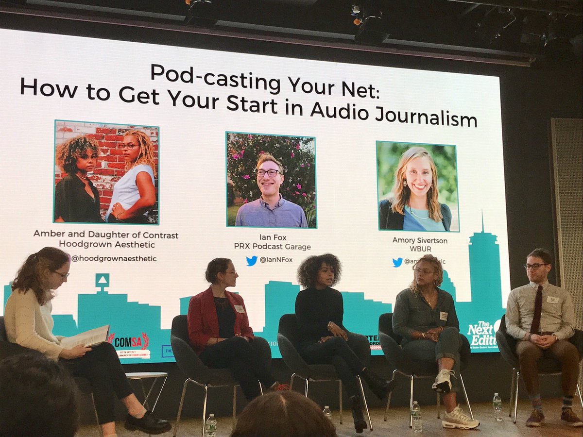teensinprint's tweet photo. Learning all the basics of podcasting from @IanNFox, @amorymusic, and the team behind the Hoodgrown Aesthetic podcast! Maybe youβll hear some of our teensβ voices on the air soon... π€ https://t.co/AhPyxw9RrH