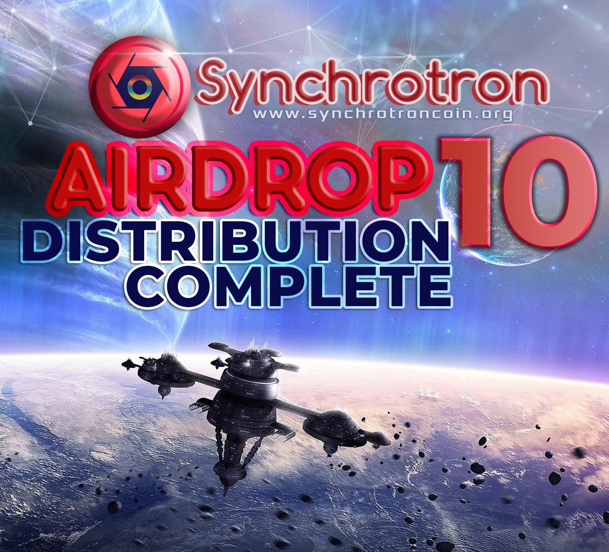 SynchrotronCoin's tweet photo. 🎁 Over 2.8 Million STC now distributed to participants 💌.   Join us for Round 11 of airdrops to claim your share in the #STC airdrops of 18 million coins.  #airdrop #crypto #bitcoin #airdrophunters 
https://t.co/qMIFsVnARh https://t.co/2dcB9VNsp1