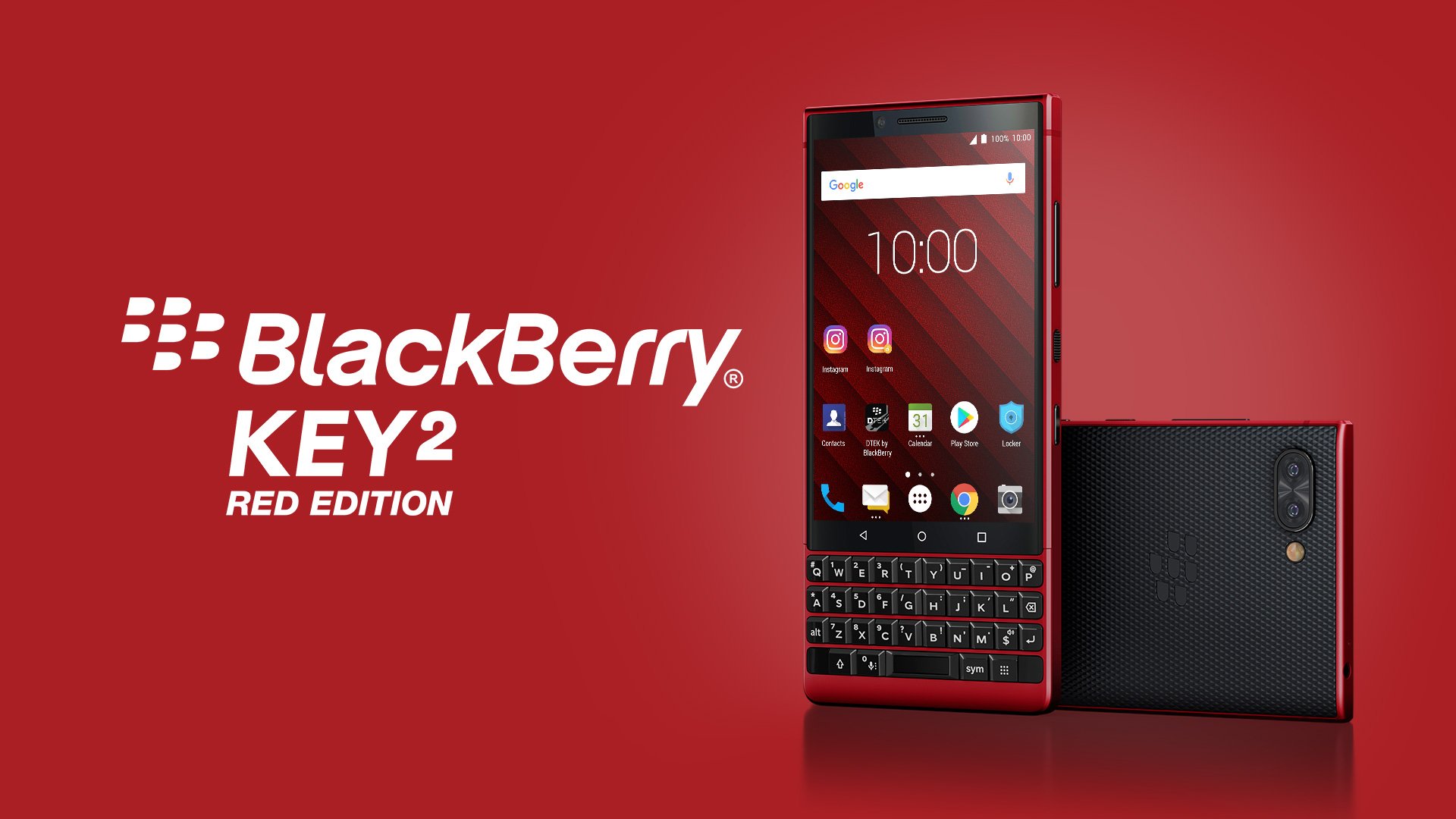 スマートフォン本体 BlackBerry - BlackBerry KEY2 Red Edition BlackBerry Key2 Red Edition - 128GB Factory Unlocked