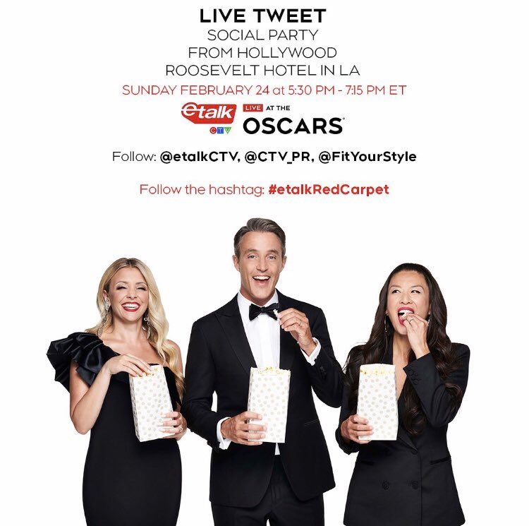 Jessehazen's tweet photo. It’s the most wonderful time of the year for it’s’ #Oscars weekend! Join me #CTV_PRBrandAmbassador, as I tweet along with @etalkCTV and @fityourstyle! 
 #etalkRedCarpet https://t.co/8aWpPNK7NK