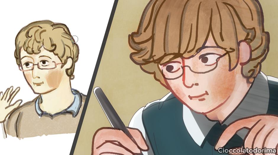 I always find it amusing that you sometimes unconsciously mirror the expression of the character you're drawing haha Good Evening!