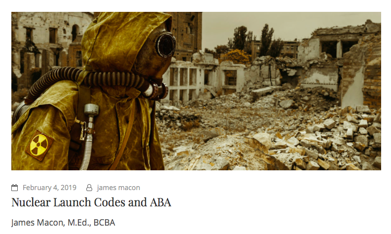 Nuclear Launch Codes and ABA. Head over to ABALearninglab.com to read more! 
.
#bcba #appliedbehavioranalysis #behavioranalysis #behavioranalyst #science #blog #blogpost #poscast #behavior #skinner #bfskinner #education #autism #autismawareness #behaviorscience #socialchange