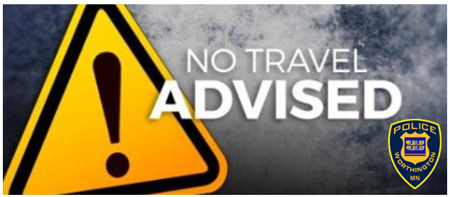 Do Not Travel. City Streets are drifted over, including Crailsheim Road, Fox Farm Road, West Oxford St and 1st Ave SW by County Road 12. If you get stuck, there is no guarantee we can get to you. Stay Home