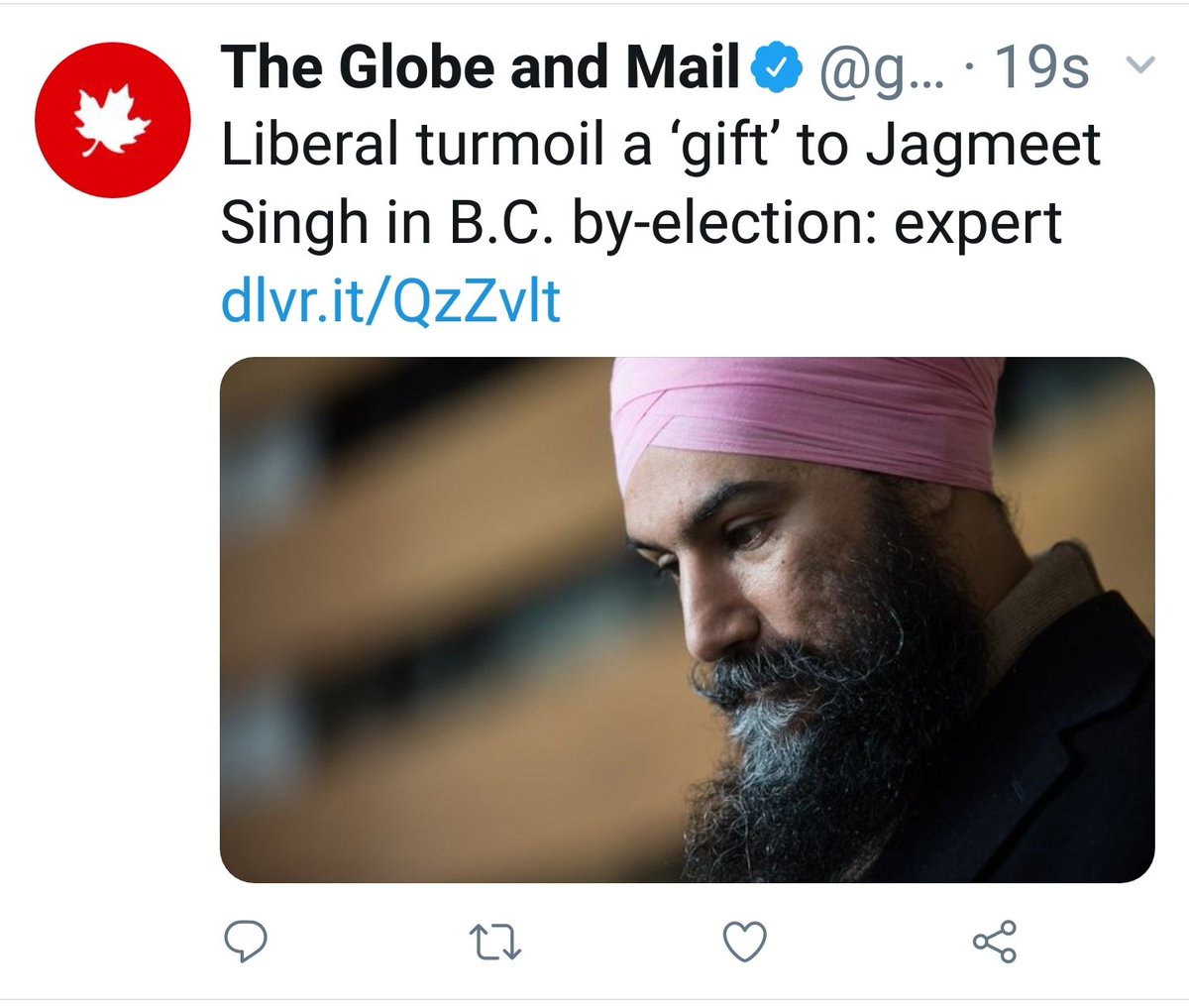 PeterKellyBC's tweet photo. MSM just as committed to nullification of @theJagmeetSingh as #lpc and it's disgraceful. 
#cdnpoli https://t.co/qnQEnrwOX1