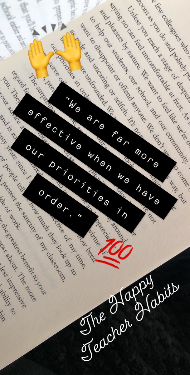 MrsHartman2018's tweet photo. Loving this quote from #TheHappyTeacherHabits #BookSnaps #GreatRead https://t.co/C0LVXgkFFm