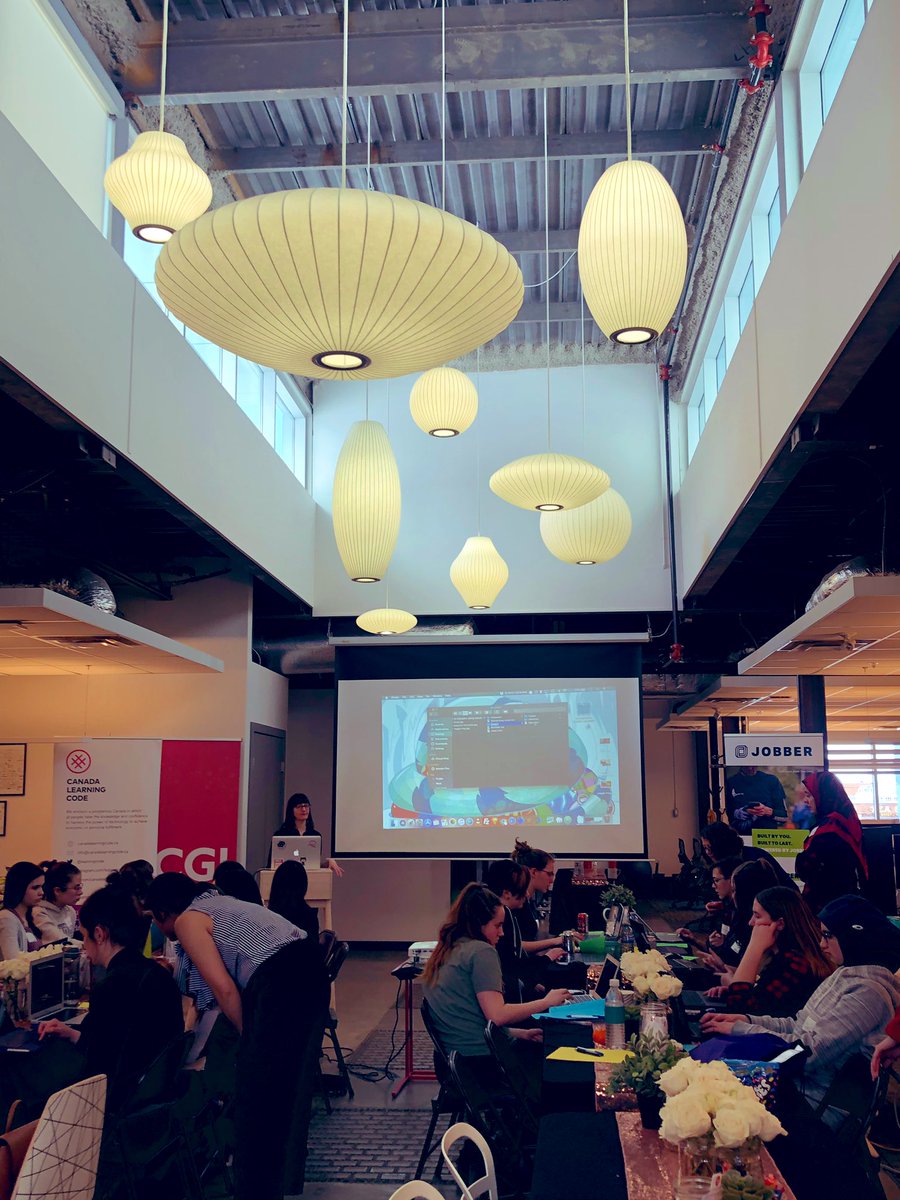 learningcodeyyc's tweet image. Technology Day at #AGENTS2019 with @learningcodeyeg || #TeensLearningCode @GetJobber