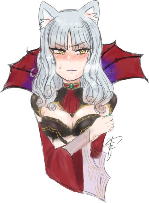 ケモミミをすぐつけてしまう病気にかかってる②
#FGO #カーミラ 