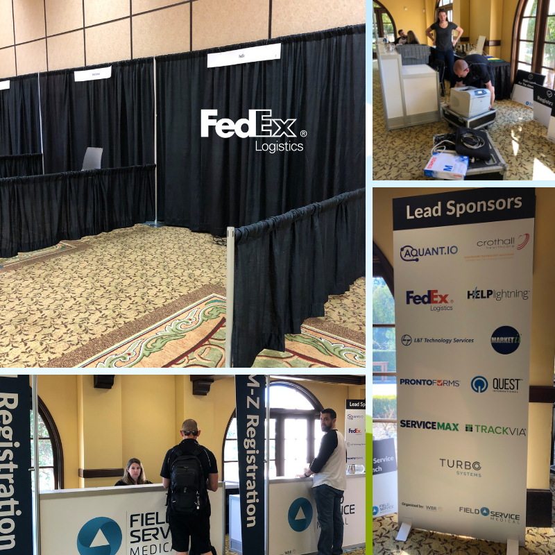 soniafarace's tweet photo. Sneak peek at #FieldServiceMedical Conference Expo Hall! You know what that means? Yes! you got that right, it’s setup day! HOORAY! Booth #3 #FedExLogistics #ForwardDepots @fieldservicewbr https://t.co/snvy23A2HP