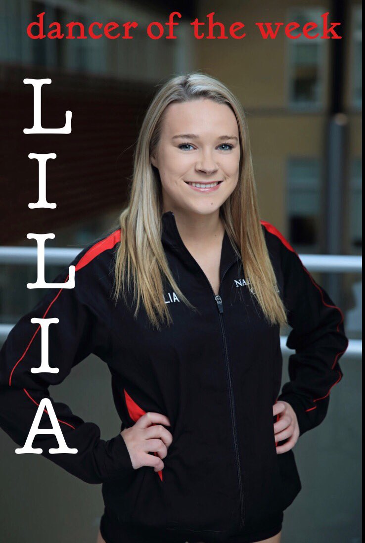 Although Lilia may be injured, @liliagelande is our DOTW!! She is an amazing leader and kept the Naperville Dance Showcase running smoothly 🤩 We love you Lili!! Heal fast orchesister 👯‍♀️💃
