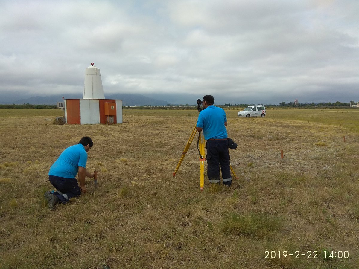 Reamojonamiento VOR aeropuerto San Luis 2/2019. Seguimos trabajando para aumentar tu seguridad.