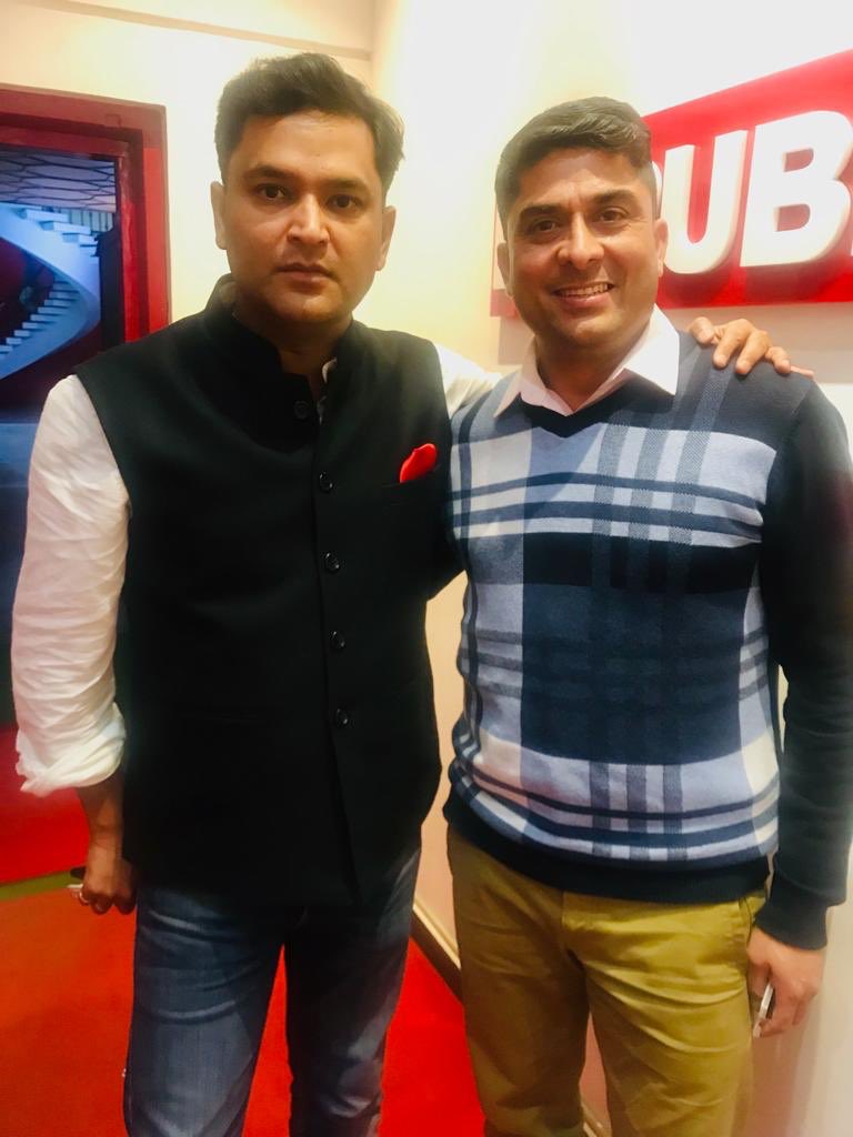 majorgauravarya's tweet image. With Col Ranveer Jamwal at Republic TV studios. He has climbed mountains in all continents and is an adventure sports enthusiast. Wish you many more mountains, Ranveer. March ahead &amp;amp; conquer them all. Jat Balwan, Jai Bhagwan. #JatRegiment
