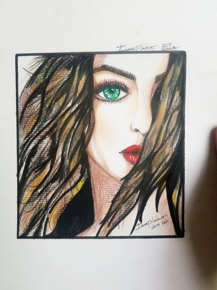 laplatero4's tweet photo. Si tienen una pasión practiquenla no hay nada que alegre más el corazón que poder hacer lo que a uno le gusta! 
Dibujo a lápiz de color, plumilla, y pulmón! #practicandounpoco #arte #dibujo #rostros https://t.co/Qmh9fL15Ga