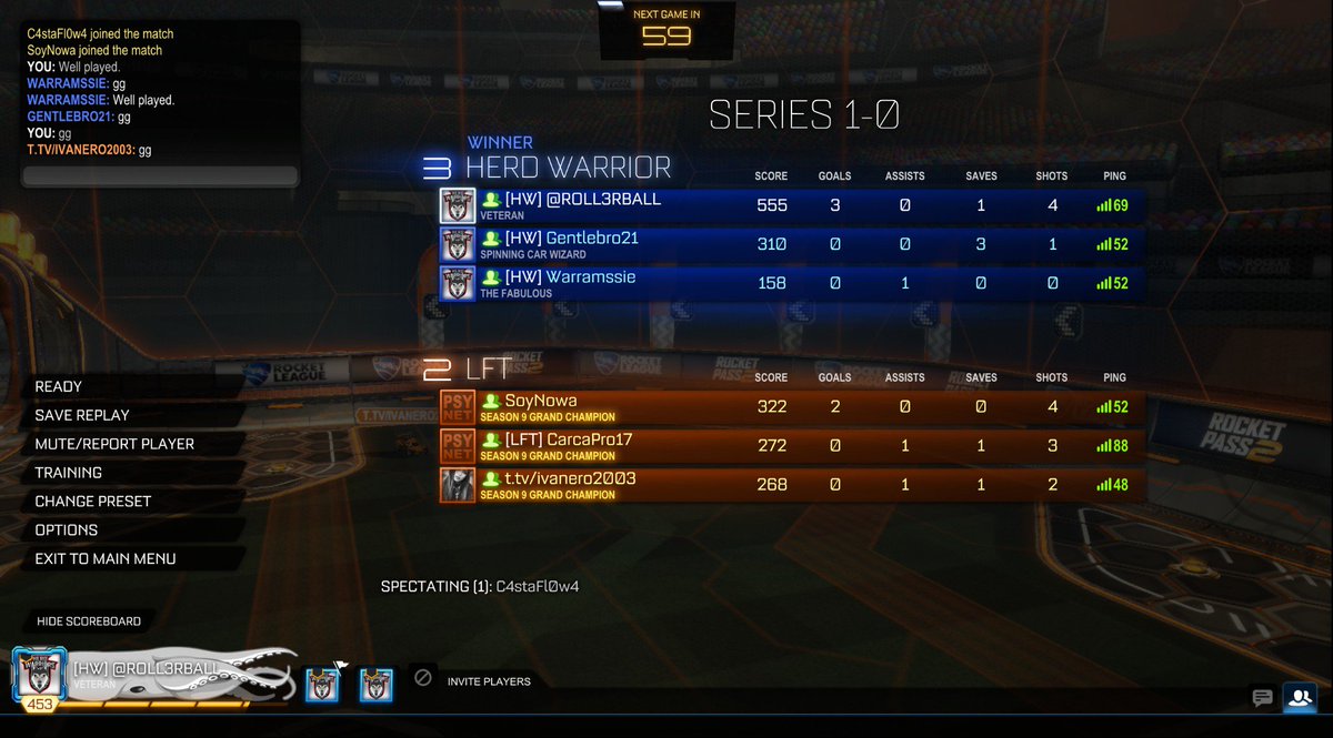 ¡Que buenos son los Grand Champions! Intentan reportar un partido que han perdido para llevarse el free win. Grande <a href="/HerdWarriors/">Herd Warriors 🐾</a> <a href="/Gentlebro21/">Gentlebro</a>