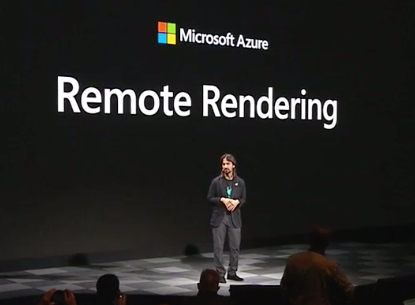 tcrawford's tweet photo. New: @Azure services for #Halolens including Spatial Anchors & Remote Rendering. Using the power of Azure #cloud is key for #MixedReality. #MWC19 https://t.co/NFvXetetQm