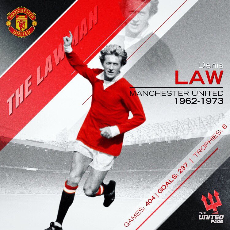 The man, the myth, the legend. Happy birthday to The Lawman, Denis Law!  