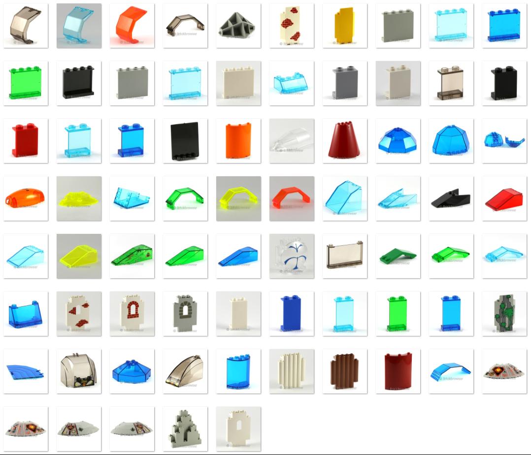 Brickbrowser's tweet image. What's new at Brickbrowser this week?   
 Panels, Canopies and Windscreens...