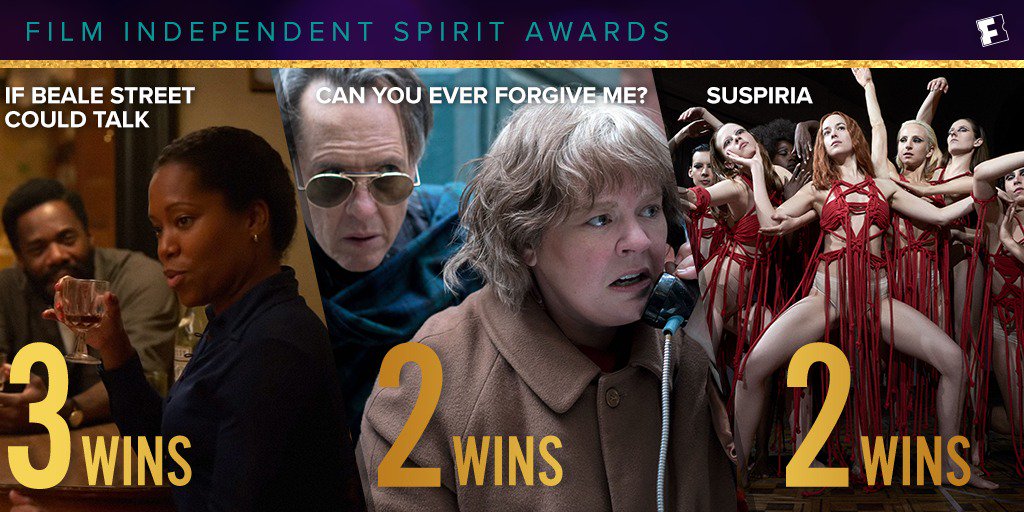 The day before #Oscars2019 , the Independent #SpiritAwards spread the love; get the recap: fandango.com/movie-news/if-…
