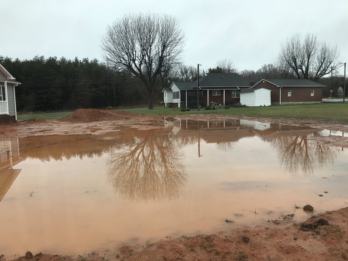 Do you think this much water qualifies me to say that I have lake front property? 😑