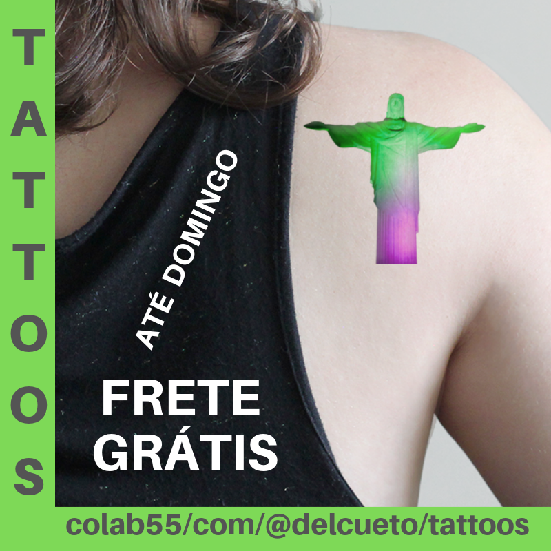 delcueto's tweet photo. Vai aí? Até meia noite de hoje tem frete grátis! Tattoos temporárias da
https://t.co/pcJgjUzwEd
@no_rumo da criatividade nesse carnaval.
#coisadorio https://t.co/XMvJABOOoz