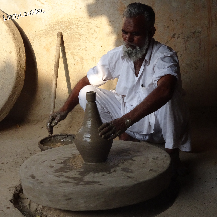 LindyLouMac's tweet photo. It was a pleasure to watch this gentleman create some beautiful pieces of pottery when we were in #India last year. #littlemomentsapp #fmsphotoaday #fms_create #potterywheel #pottery #artisan #Jodphur https://t.co/B1S0b7lzJG