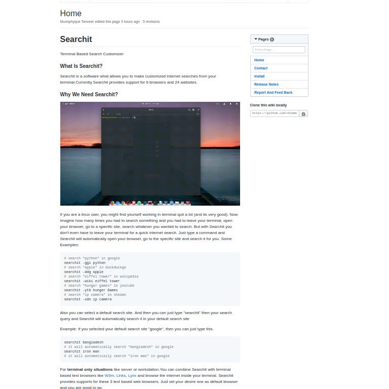 xSomoy's tweet image. Proudly announcing the first release of my tiny software project "Searchit". #Searchit v1.0.0 is available right now. Its #free &amp;amp; #openSource.I would love to get feedback. So it will be awesome if you kindly spend 2 min n give me your opinion. Thank you 😀
github.com/xCommunicado/S…
