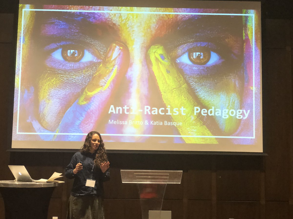 THESAOrg's tweet photo. Anti-racist pedagogy. #symposium #csxv #homeec #ubc https://t.co/W8T9sblbs0