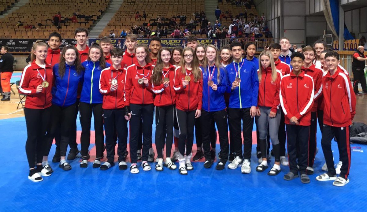 That’s a wrap! 👏🏽

🥇 Chloe Roberts
🥇 Neve Hogg
🥇 Tegan Paynter
🥈 Ella Sands
🥈 Finley Summers
🥈 Coady Boyd
🥉 Mohammed Nour
🥉 Aaliyah Powell
🥉 Holly Kelly

✅ 2️⃣nd best team!

What a fantastic end to the Slovenia Open 🇬🇧

#NextGen #Taekwondo